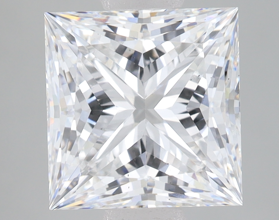 Lab Grown 2.7 Carat, D Colour, <br/>VS1 Clarity PRINCESS Diamond