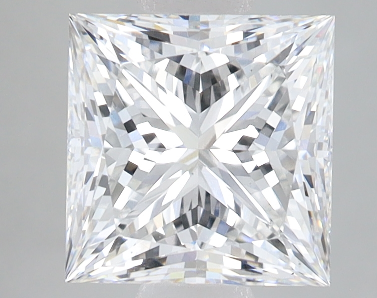 Lab Grown 2.48 Carat, E Colour, <br/>VS1 Clarity PRINCESS Diamond