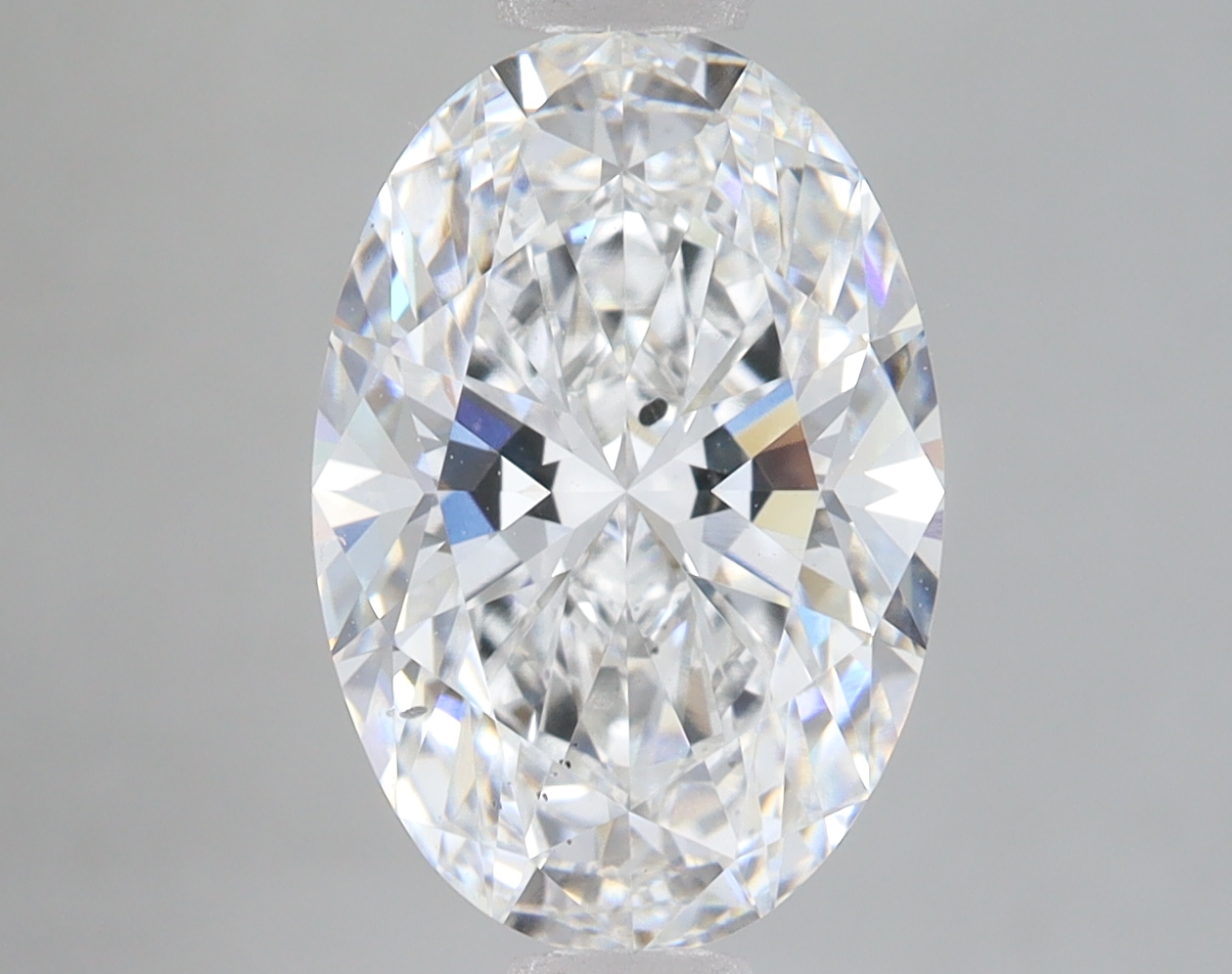 Lab Grown 3.05 Carat, E Colour, <br/>SI1 Clarity OVAL Diamond