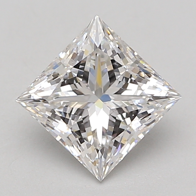 Lab Grown 2.09 Carat, E Colour, <br/>VS2 Clarity PRINCESS Diamond