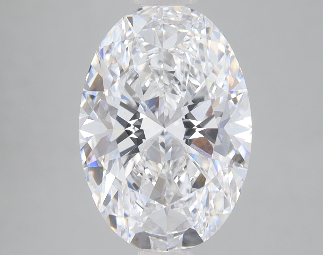 Lab Grown 3.02 Carat, E Colour, <br/>VS2 Clarity OVAL Diamond