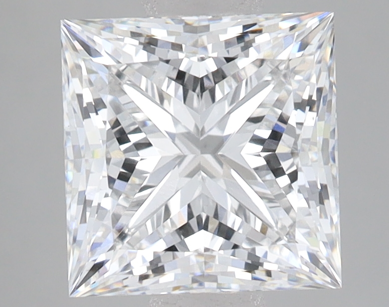 Lab Grown 2.77 Carat, E Colour, <br/>VS1 Clarity PRINCESS Diamond