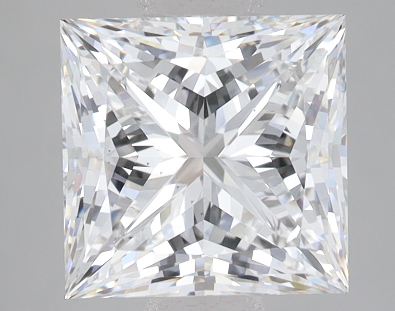 Lab Grown 2.74 Carat, E Colour, <br/>VS1 Clarity PRINCESS Diamond
