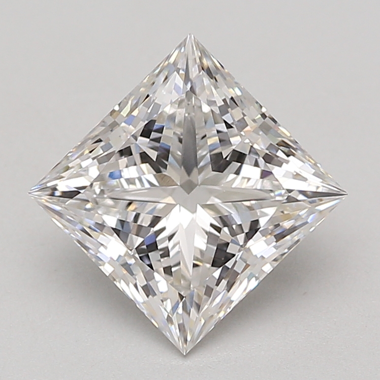 Lab Grown 3.59 Carat, E Colour, <br/>VS1 Clarity PRINCESS Diamond