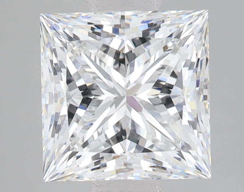 Lab Grown 2.71 Carat, E Colour, <br/>VS1 Clarity PRINCESS Diamond