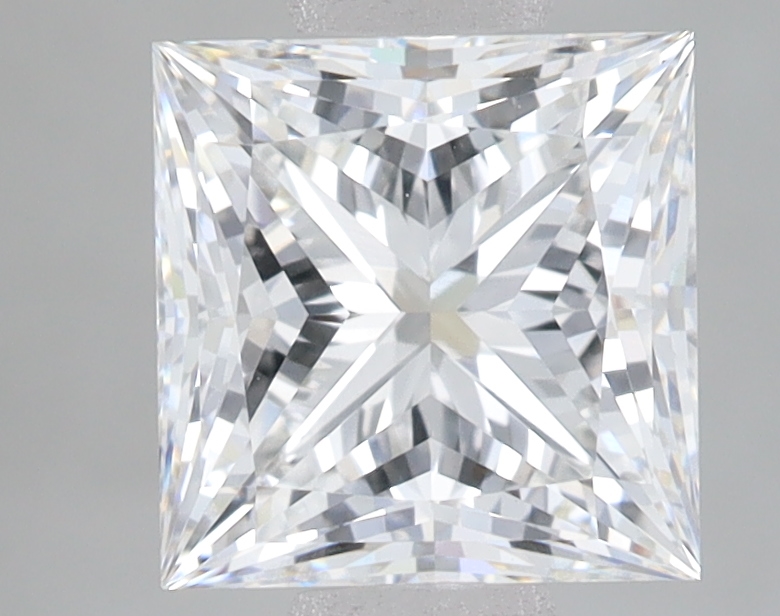 Lab Grown 2.06 Carat, E Colour, <br/>VS1 Clarity PRINCESS Diamond
