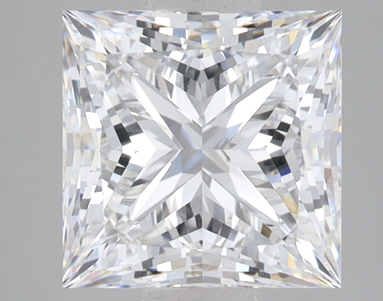 Lab Grown 2.69 Carat, D Colour, <br/>VS1 Clarity PRINCESS Diamond