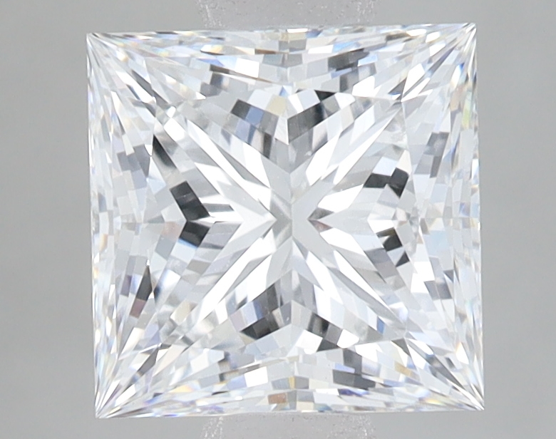 Lab Grown 2.56 Carat, D Colour, <br/>VS1 Clarity PRINCESS Diamond