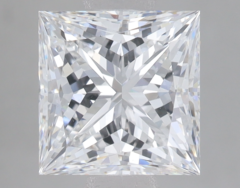 Lab Grown 2.67 Carat, E Colour, <br/>VS1 Clarity PRINCESS Diamond