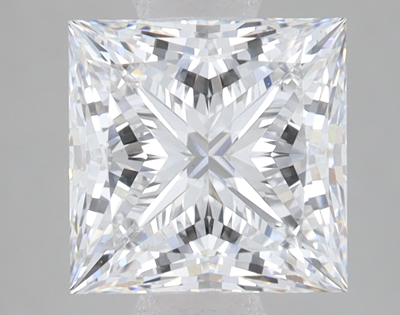 Lab Grown 2.57 Carat, D Colour, <br/>VS1 Clarity PRINCESS Diamond
