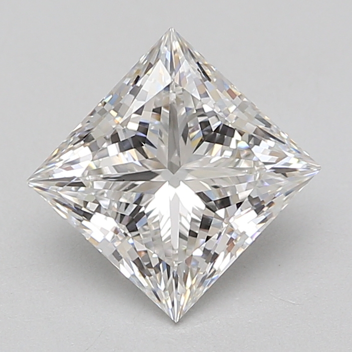 Lab Grown 2.74 Carat, E Colour, <br/>VS1 Clarity PRINCESS Diamond