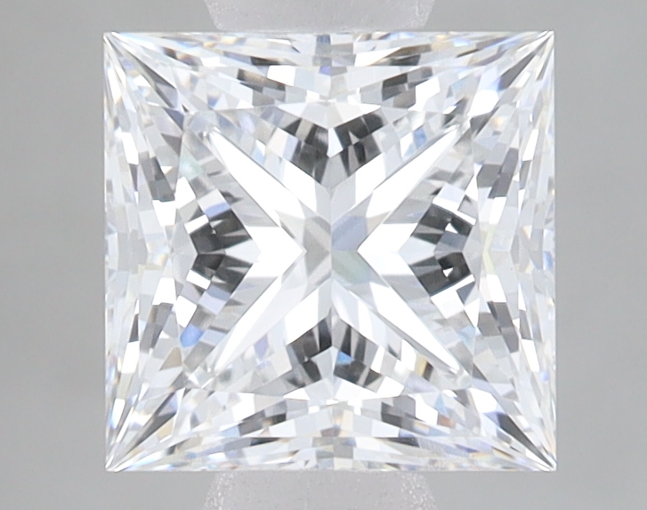 Lab Grown 2.07 Carat, E Colour, <br/>VS1 Clarity PRINCESS Diamond