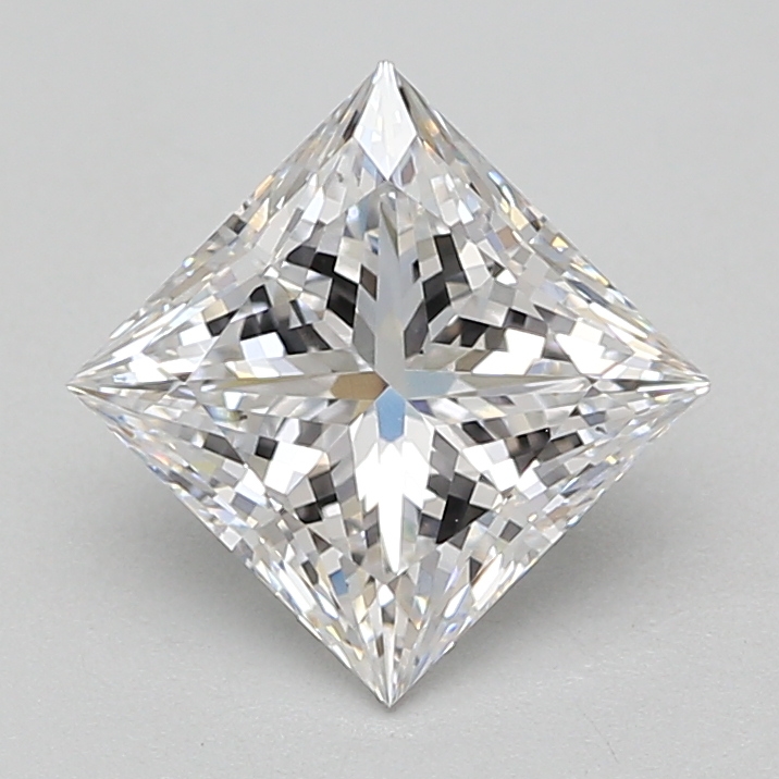 Lab Grown 2.74 Carat, D Colour, <br/>VS1 Clarity PRINCESS Diamond