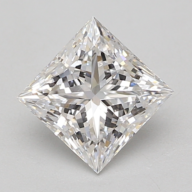 Lab Grown 2.09 Carat, E Colour, <br/>VS1 Clarity PRINCESS Diamond