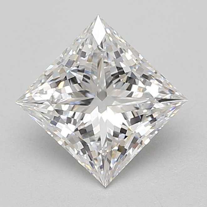 Lab Grown 2.08 Carat, E Colour, <br/>VS1 Clarity PRINCESS Diamond
