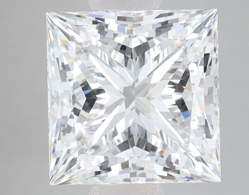 Lab Grown 3.51 Carat, E Colour, <br/>VS1 Clarity PRINCESS Diamond