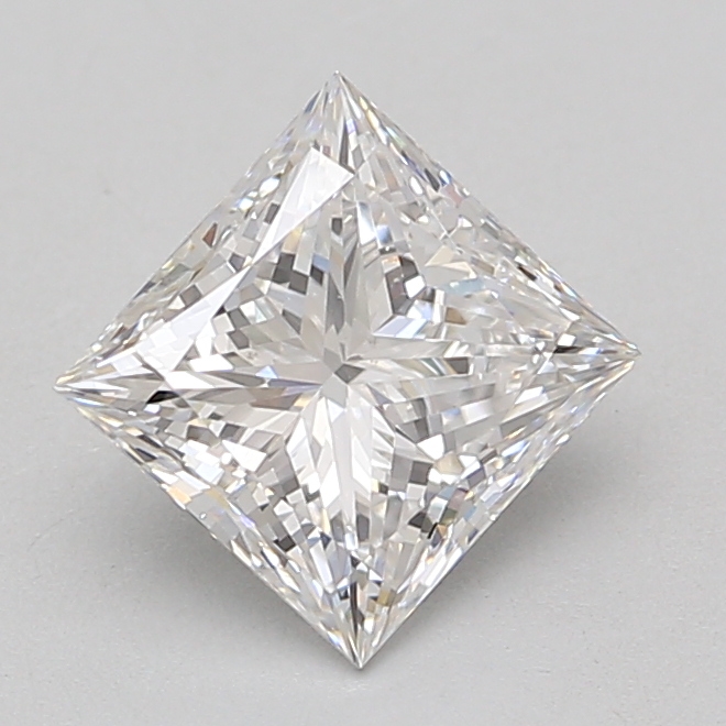 Lab Grown 2.09 Carat, E Colour, <br/>VS1 Clarity PRINCESS Diamond