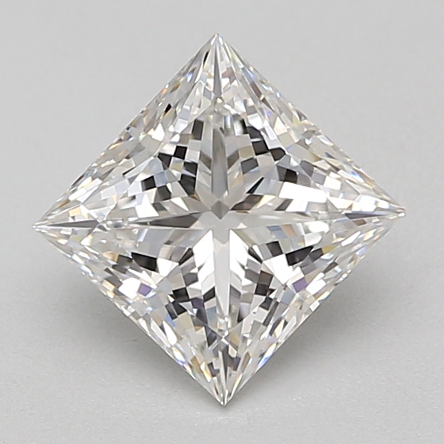 Lab Grown 2.1 Carat, E Colour, <br/>VS1 Clarity PRINCESS Diamond