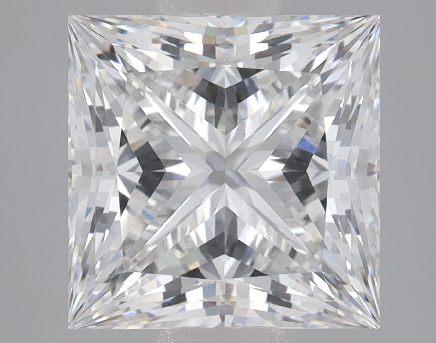 Lab Grown 3.75 Carat, E Colour, <br/>VS1 Clarity PRINCESS Diamond