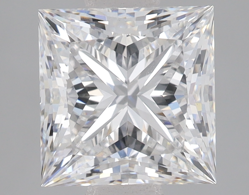 Lab Grown 3.06 Carat, E Colour, <br/>VS1 Clarity PRINCESS Diamond