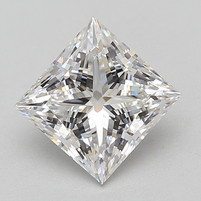 Lab Grown 2.74 Carat, E Colour, <br/>VS1 Clarity PRINCESS Diamond