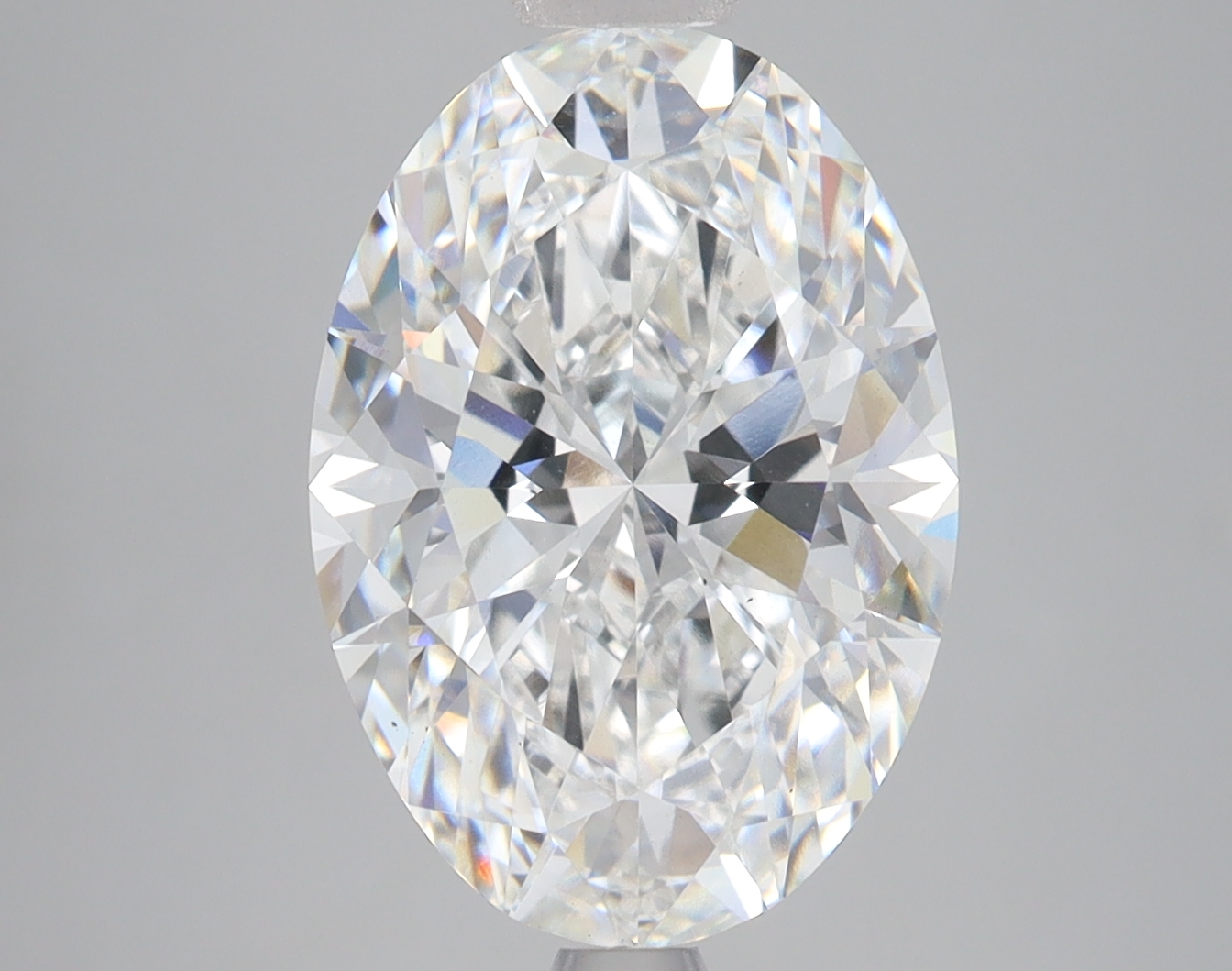Lab Grown 5.21 Carat, E Colour, <br/>VS2 Clarity OVAL Diamond