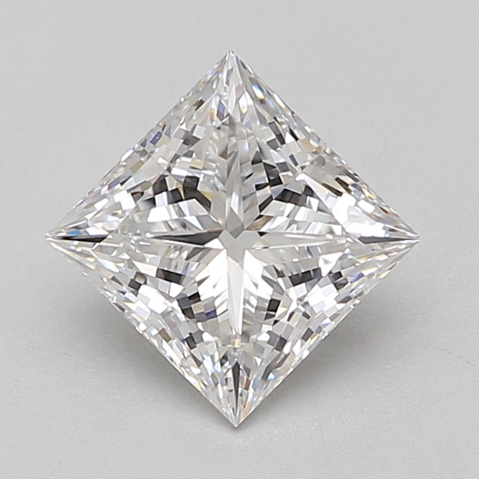 Lab Grown 2.07 Carat, E Colour, <br/>VS1 Clarity PRINCESS Diamond