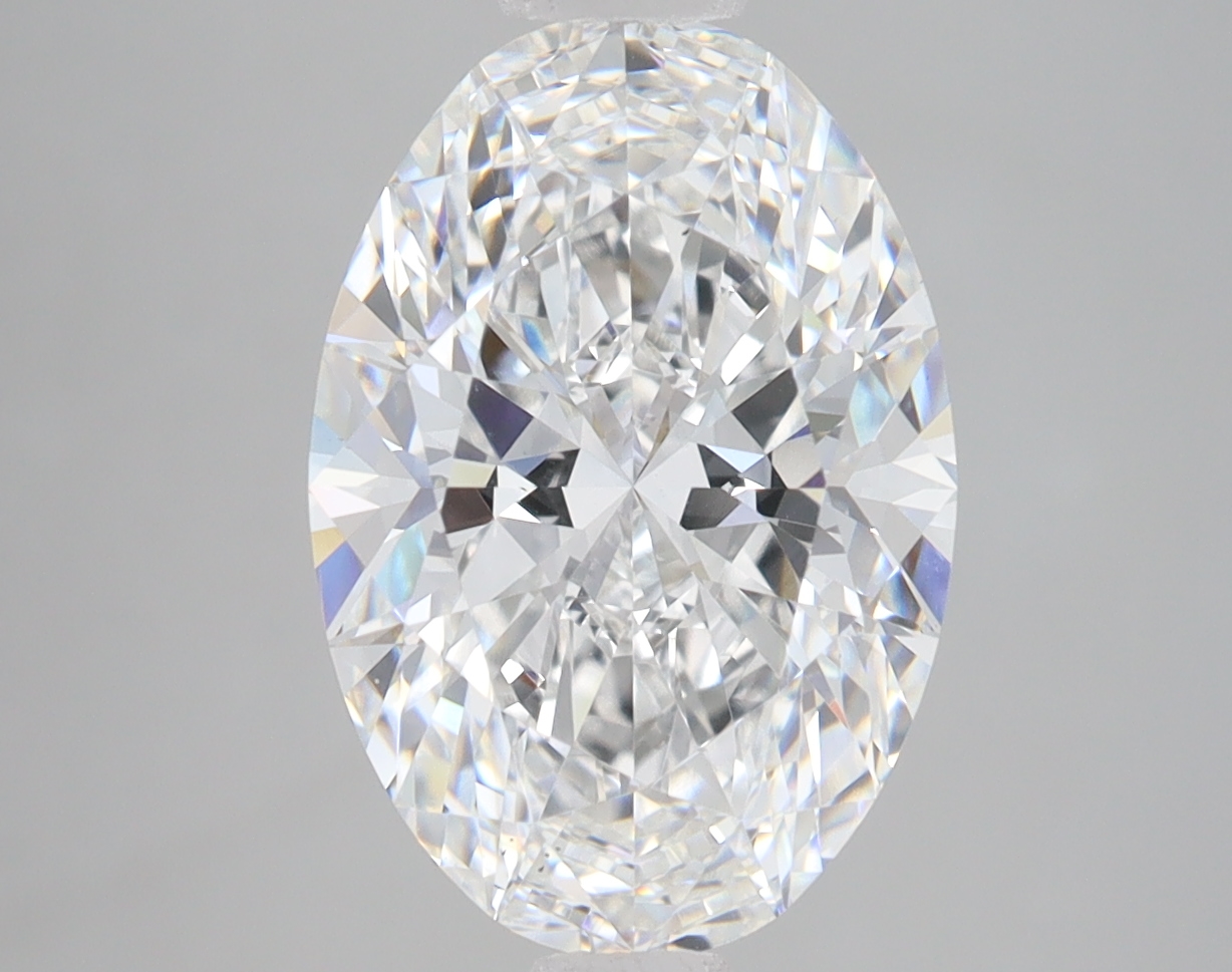 Lab Grown 4.02 Carat, E Colour, <br/>VS2 Clarity OVAL Diamond