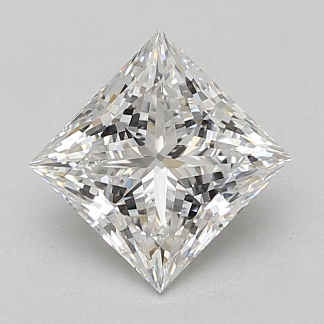 Lab Grown 2.08 Carat, E Colour, <br/>VS1 Clarity PRINCESS Diamond