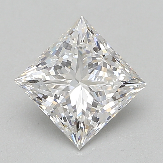 Lab Grown 2.09 Carat, E Colour, <br/>VS1 Clarity PRINCESS Diamond