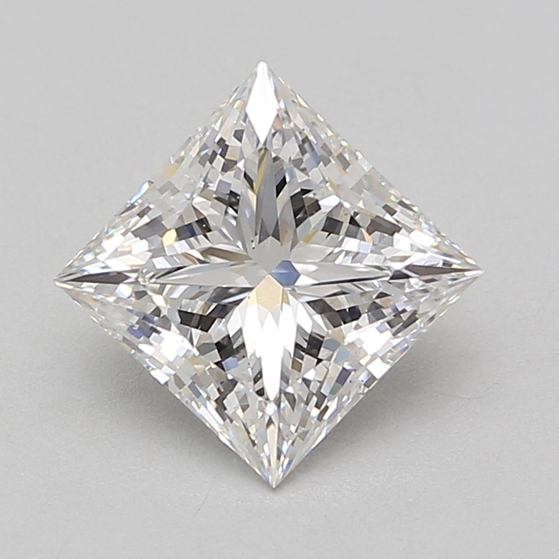 Lab Grown 2.86 Carat, E Colour, <br/>VS2 Clarity PRINCESS Diamond