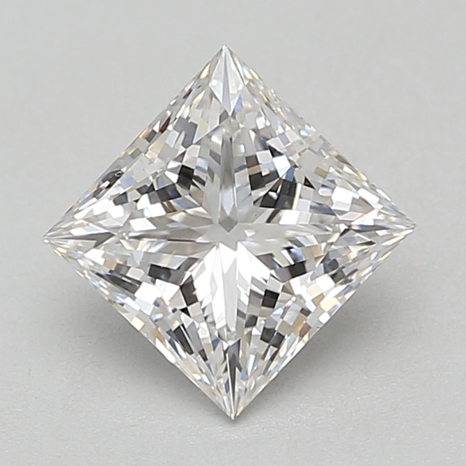 Lab Grown 2.07 Carat, E Colour, <br/>VS1 Clarity PRINCESS Diamond