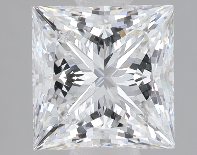 Lab Grown 2.05 Carat, E Colour, <br/>VS1 Clarity PRINCESS Diamond