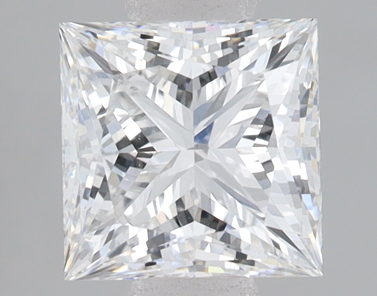 Lab Grown 2.05 Carat, D Colour, <br/>VS1 Clarity PRINCESS Diamond
