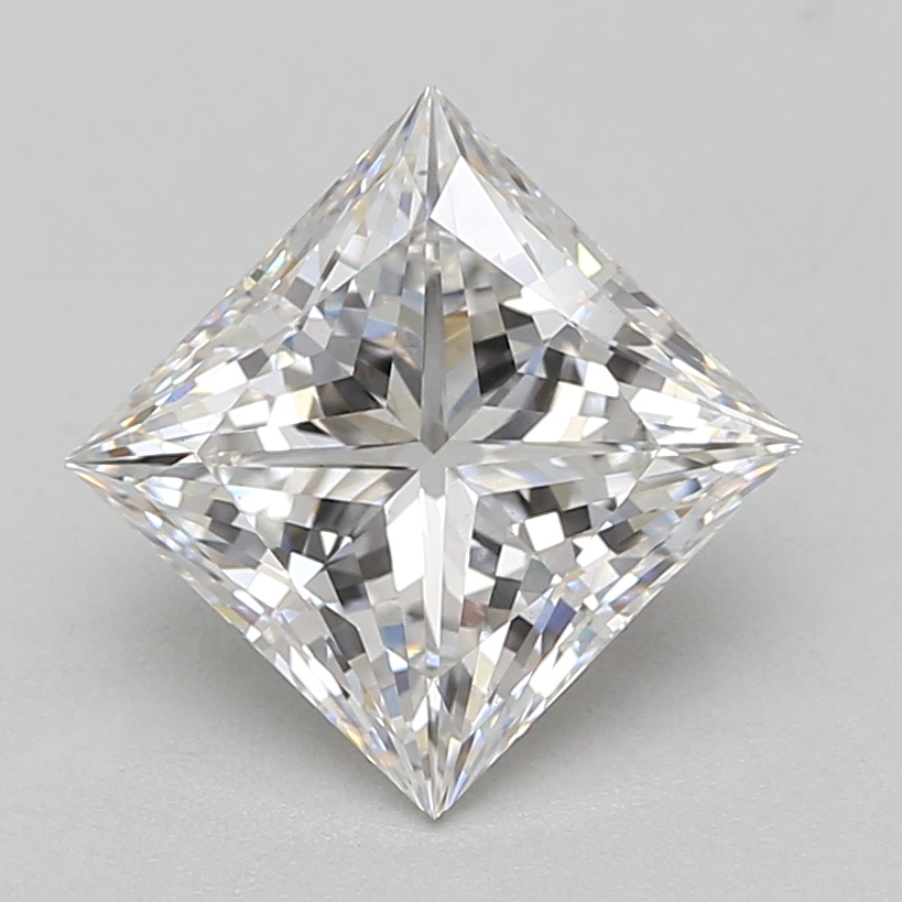 Lab Grown 3.83 Carat, E Colour, <br/>VS1 Clarity PRINCESS Diamond
