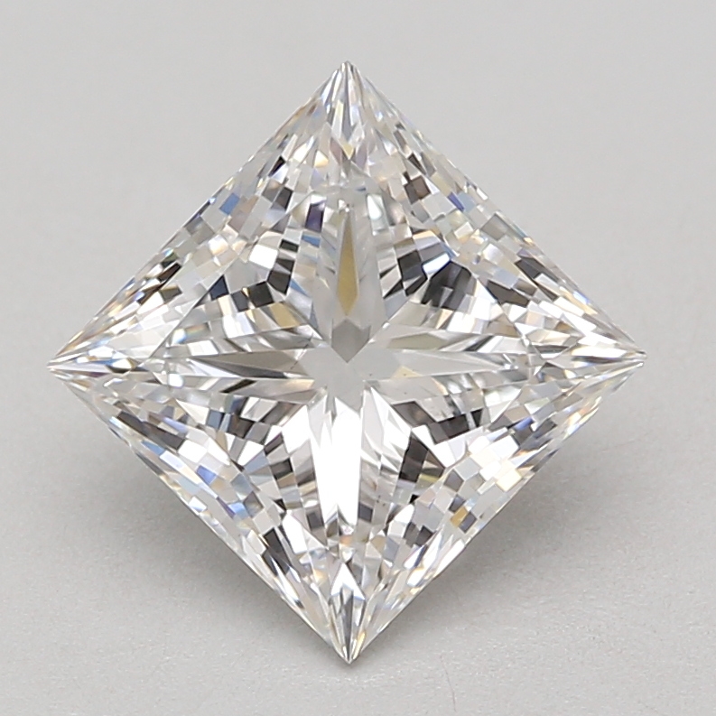 Lab Grown 3.94 Carat, E Colour, <br/>VS1 Clarity PRINCESS Diamond
