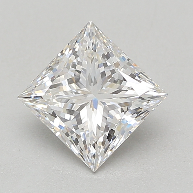 Lab Grown 2.57 Carat, E Colour, <br/>VS1 Clarity PRINCESS Diamond