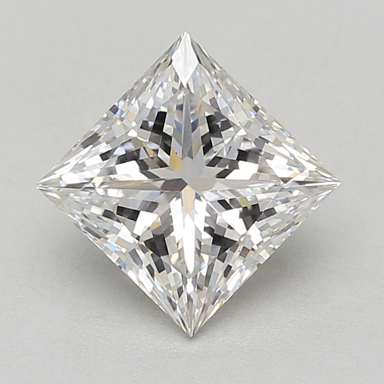 Lab Grown 3.05 Carat, E Colour, <br/>VS1 Clarity PRINCESS Diamond