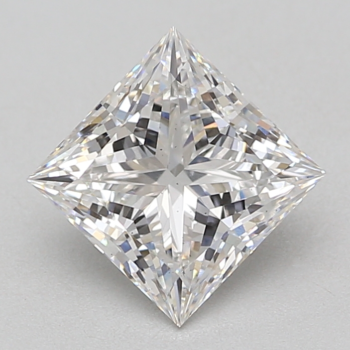 Lab Grown 2.77 Carat, E Colour, <br/>VS2 Clarity PRINCESS Diamond