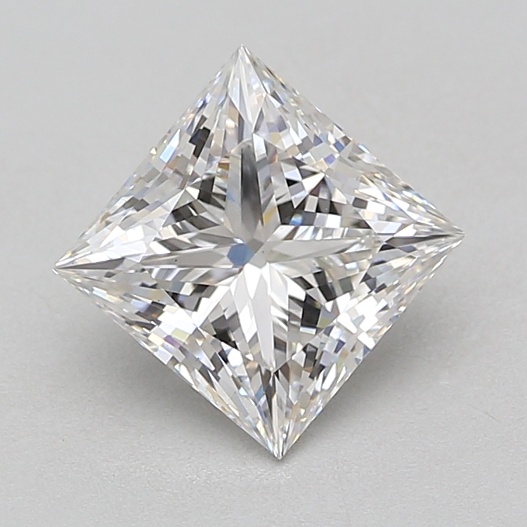 Lab Grown 2.73 Carat, E Colour, <br/>VS1 Clarity PRINCESS Diamond