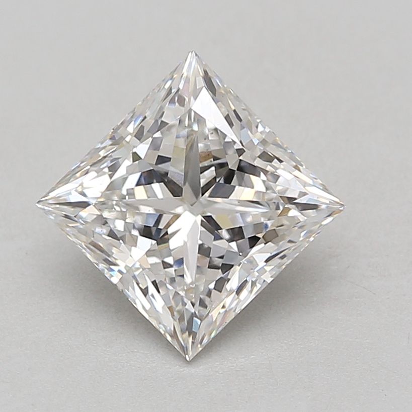 Lab Grown 3.09 Carat, E Colour, <br/>VS1 Clarity PRINCESS Diamond