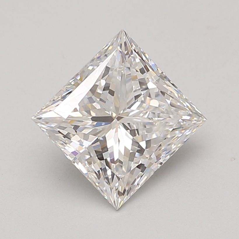 Lab Grown 3.03 Carat, E Colour, <br/>VS2 Clarity PRINCESS Diamond