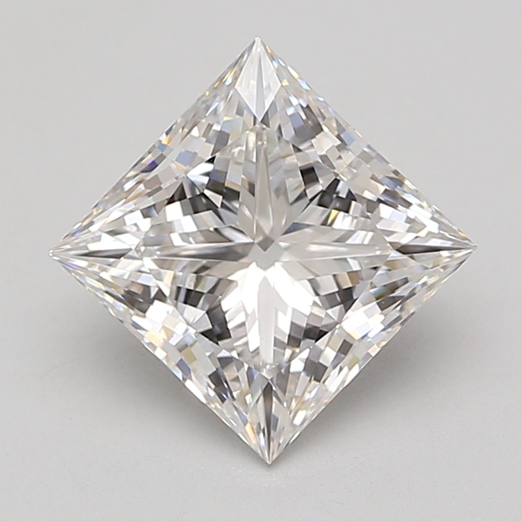 Lab Grown 3.05 Carat, E Colour, <br/>VS1 Clarity PRINCESS Diamond