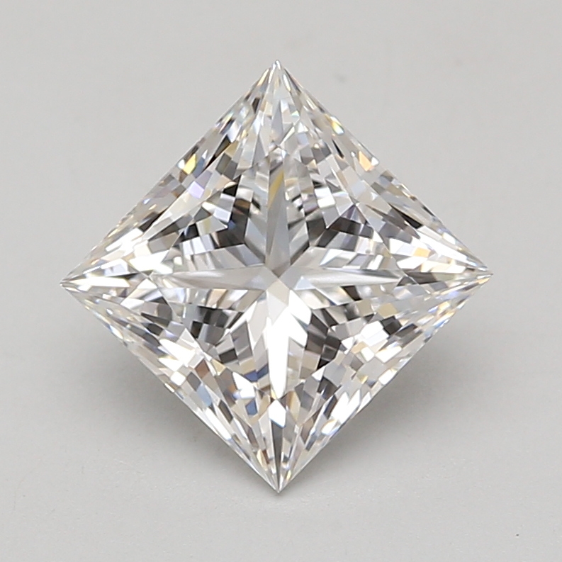 Lab Grown 3.06 Carat, E Colour, <br/>VS1 Clarity PRINCESS Diamond