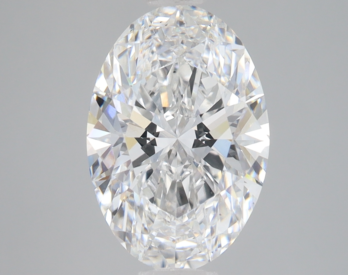 Lab Grown 3.07 Carat, E Colour, <br/>VS2 Clarity OVAL Diamond