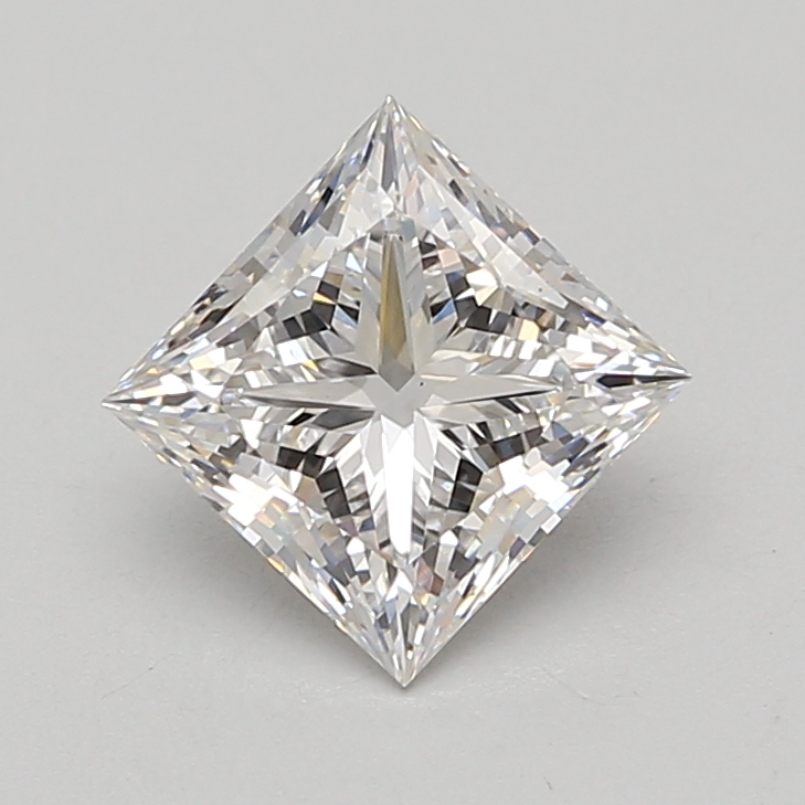 Lab Grown 2.05 Carat, E Colour, <br/>VS1 Clarity PRINCESS Diamond