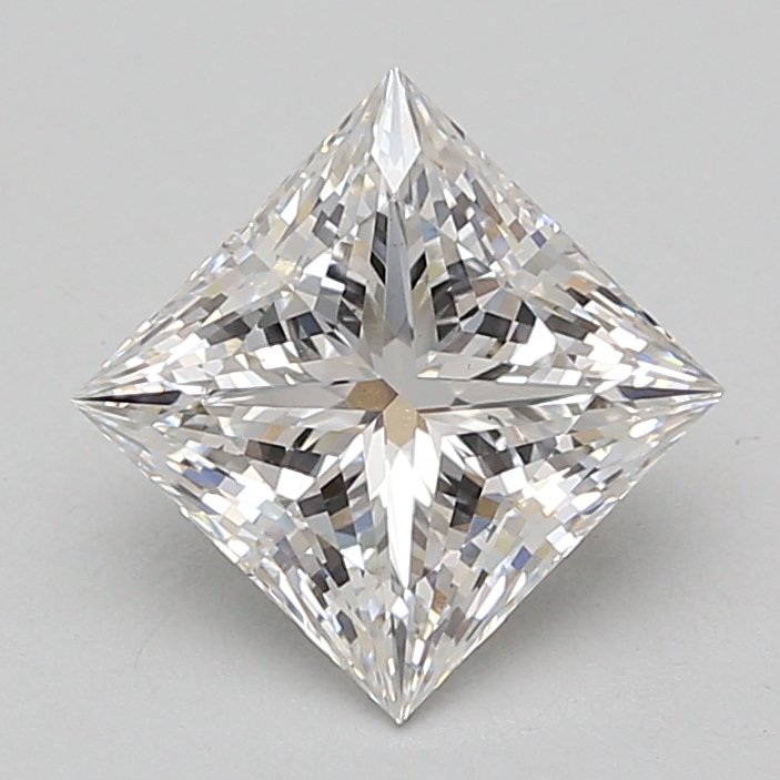 Lab Grown 2.72 Carat, E Colour, <br/>VS1 Clarity PRINCESS Diamond