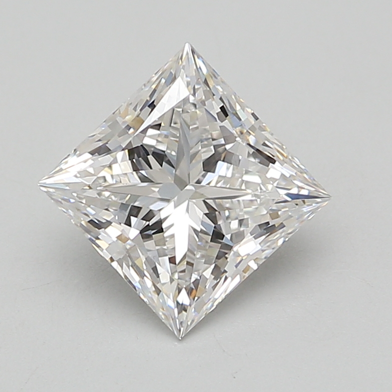 Lab Grown 2.74 Carat, E Colour, <br/>VS1 Clarity PRINCESS Diamond