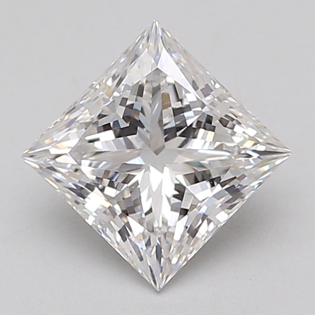 Lab Grown 2.08 Carat, E Colour, <br/>VS1 Clarity PRINCESS Diamond
