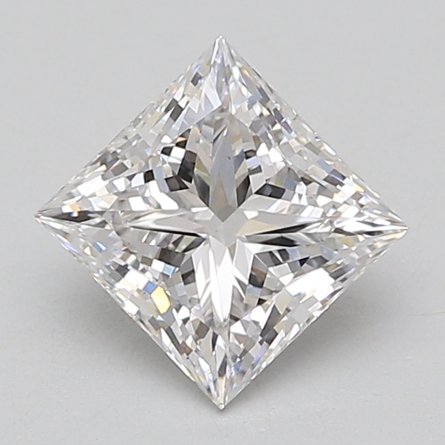 Lab Grown 2.03 Carat, D Colour, <br/>VS1 Clarity PRINCESS Diamond